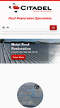 Mobile Screenshot of citadelroofs.com